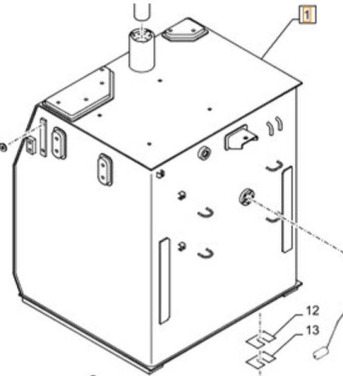 Case KSH14390 - KSH14391 - Degvielas tvertne - Celtniecības tehnika: foto 1 Case KSH14390 - KSH14391 - Degvielas tvertne - Celtniecības tehnika: foto 1