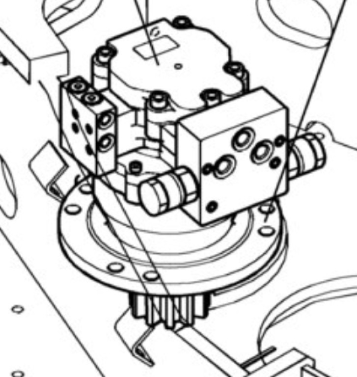 Case PY15V00012F2 - Pagrieziena reduktors - Celtniecības tehnika: foto 1 Case PY15V00012F2 - Pagrieziena reduktors - Celtniecības tehnika: foto 1