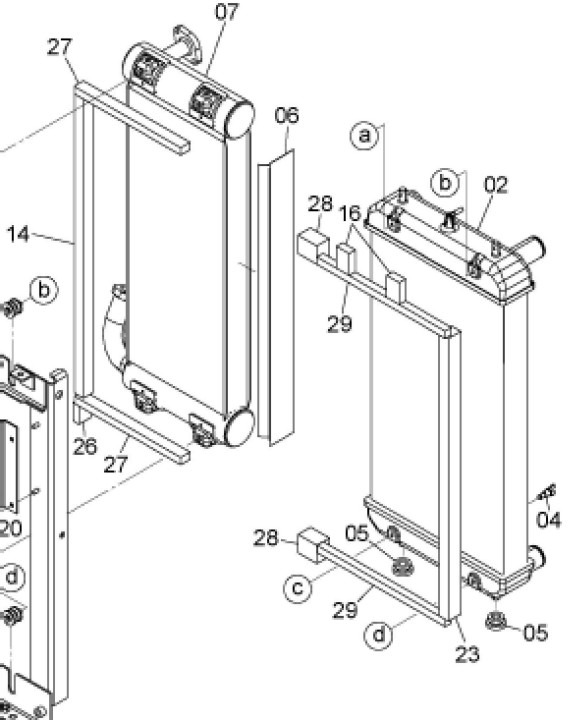 Hitachi YA00009861 - YA00041942 - Radiators - Celtniecības tehnika: foto 1 Hitachi YA00009861 - YA00041942 - Radiators - Celtniecības tehnika: foto 1
