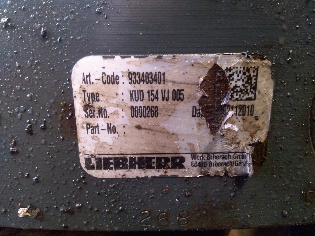 Liebherr 933403401 - Devēja gredzens - Celtniecības tehnika: foto 2 Liebherr 933403401 - Devēja gredzens - Celtniecības tehnika: foto 2