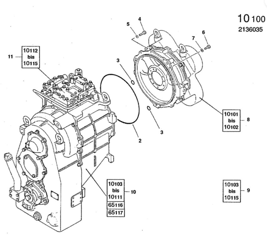 New Holland 4608299 - 4608298 Converter - Pārnesumkārba - Celtniecības tehnika: foto 1 New Holland 4608299 - 4608298 Converter - Pārnesumkārba - Celtniecības tehnika: foto 1