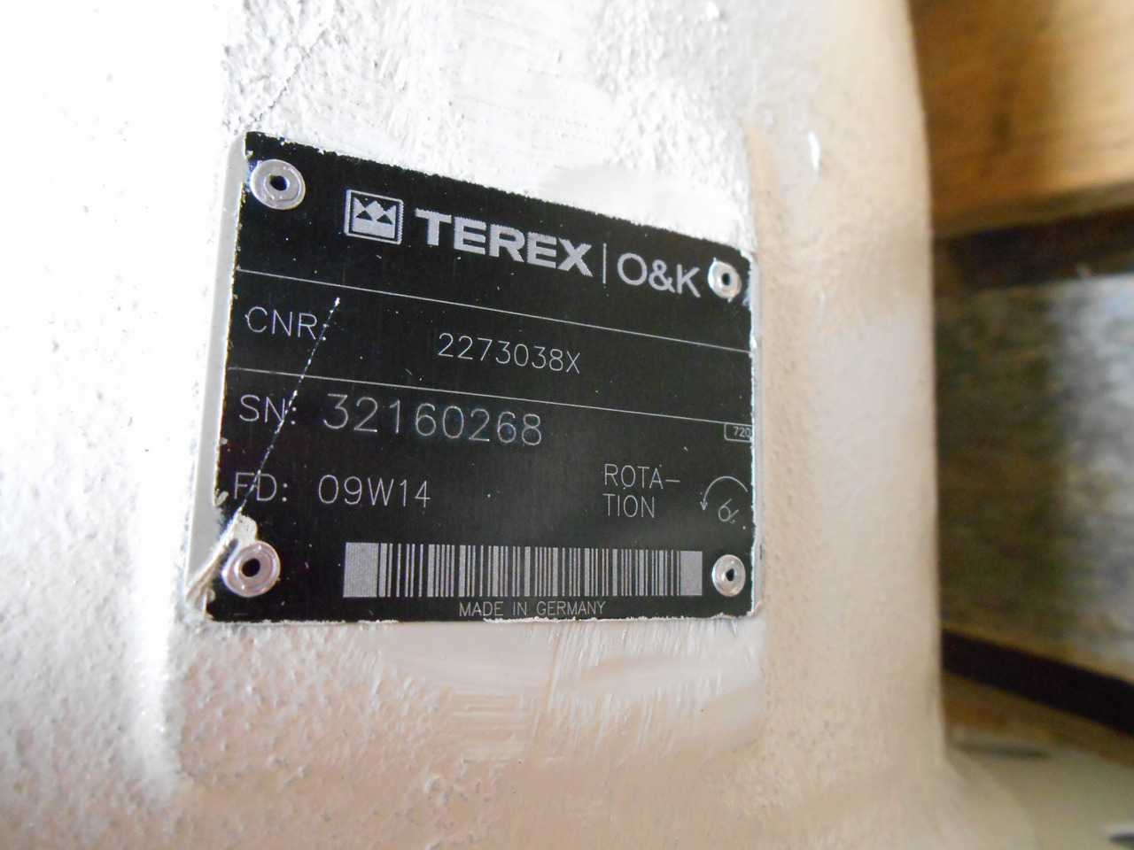 Terex O&K 2273038X - 1459441 - Hidrauliskais sūknis - Celtniecības tehnika: foto 5 Terex O&K 2273038X - 1459441 - Hidrauliskais sūknis - Celtniecības tehnika: foto 5