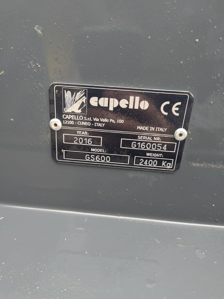 Capello GS600 - Labības heders: foto 4 Capello GS600 - Labības heders: foto 4