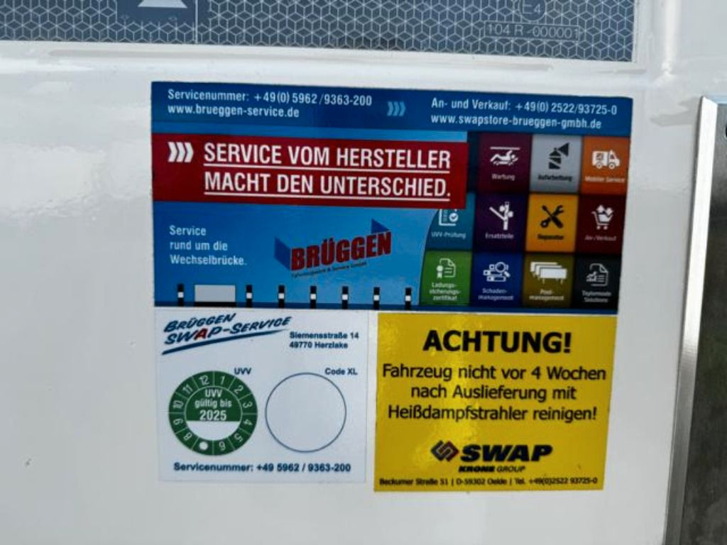 Maināmā virsbūve - furgons Krone Heck Alu.- Rolltor: foto 7 Maināmā virsbūve - furgons Krone Heck Alu.- Rolltor: foto 7