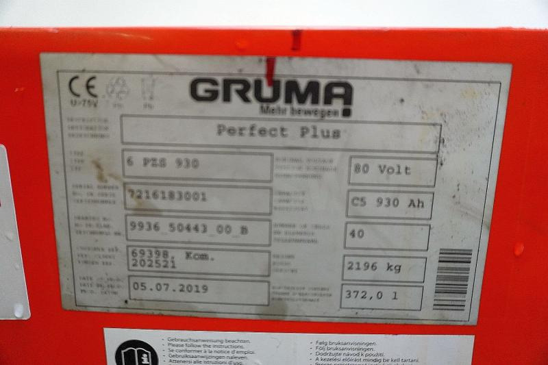 GRUMA 80 Volt 6 PzS 930 Ah - Akumulators - Iekraušanas tehnika: foto 5 GRUMA 80 Volt 6 PzS 930 Ah - Akumulators - Iekraušanas tehnika: foto 5