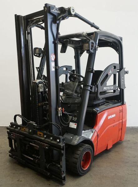 Linde E 18 L 386 - Elektroiekrāvējs: foto 1 Linde E 18 L 386 - Elektroiekrāvējs: foto 1