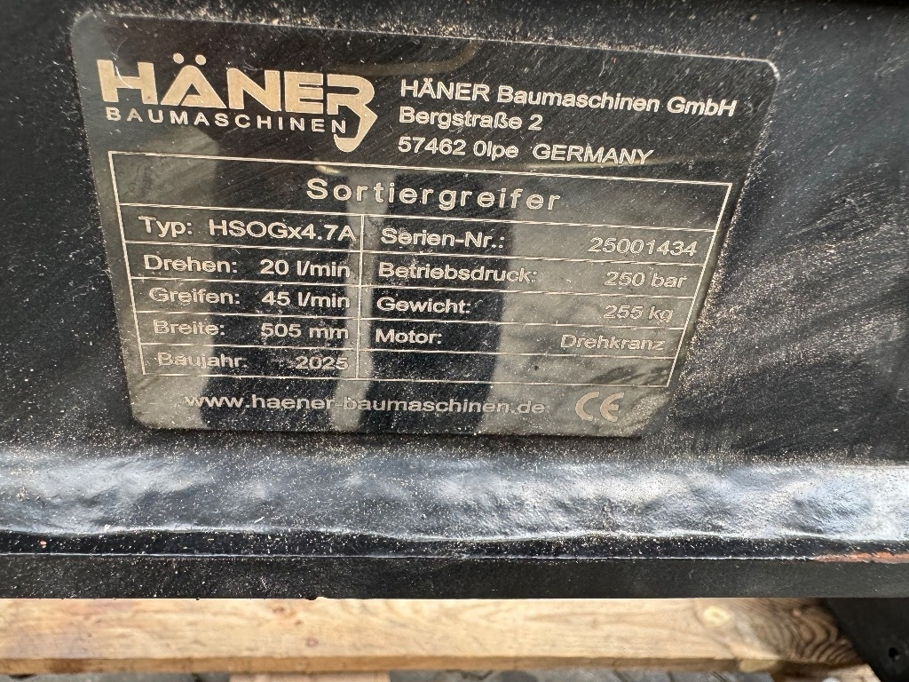 Haner HMZG x4 .7A - Greiferi - Celtniecības tehnika: foto 4 Haner HMZG x4 .7A - Greiferi - Celtniecības tehnika: foto 4