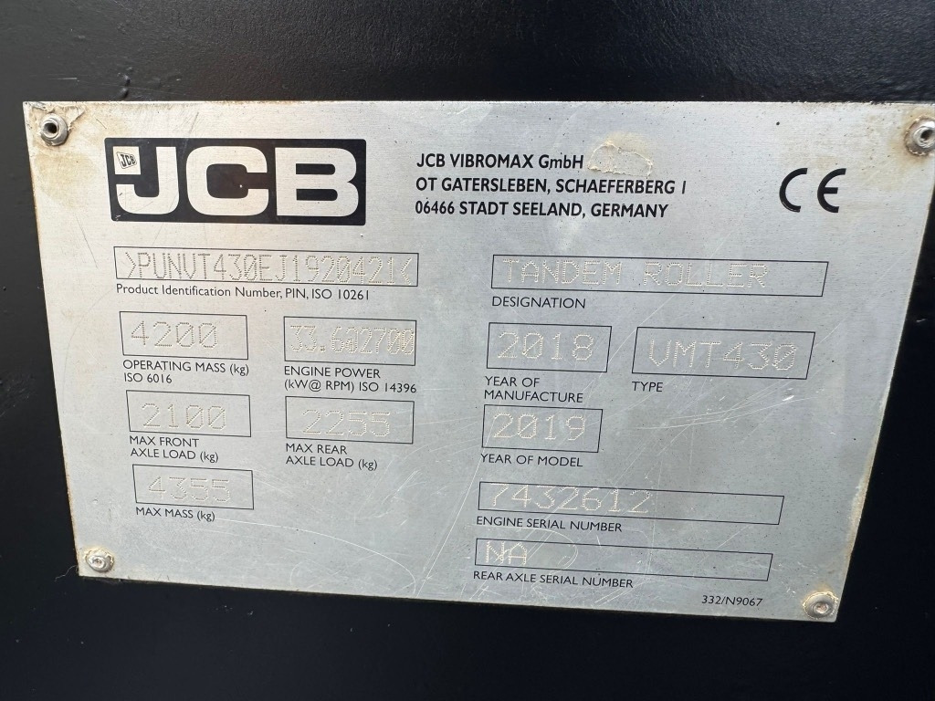 Ceļu veltnis JCB VMT 430-130: foto 14