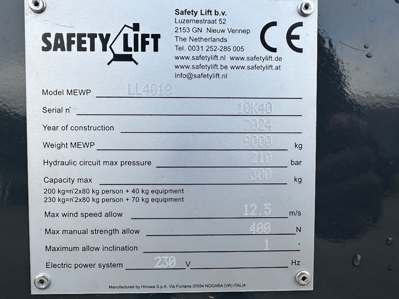 Hinowa Lightlift 40.18 - Izlices pacēlājs: foto 3 Hinowa Lightlift 40.18 - Izlices pacēlājs: foto 3