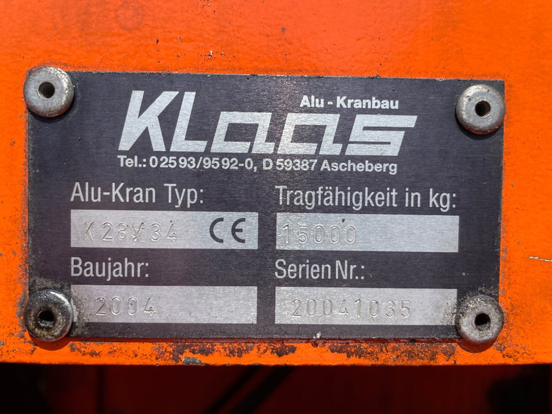 Klaas K 28-34 - Visurgājējs celtnis: foto 3 Klaas K 28-34 - Visurgājējs celtnis: foto 3