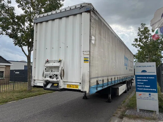 Krone SD curtainslider taillift standard chassis drum brakes - Tenta puspiekabe: foto 1 Krone SD curtainslider taillift standard chassis drum brakes - Tenta puspiekabe: foto 1
