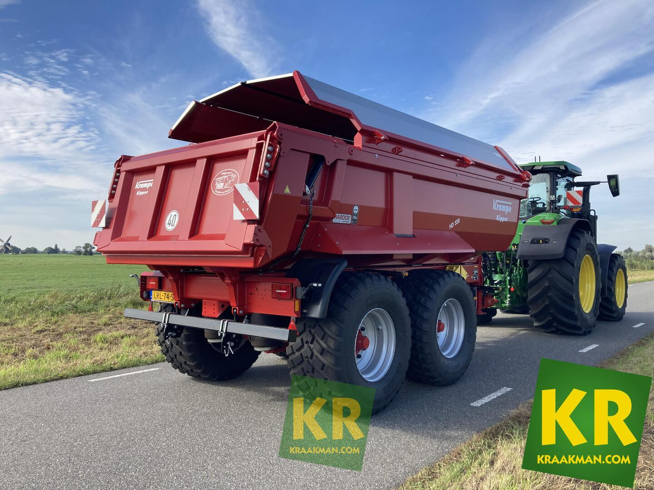 Jaunā Lauksaimniecības piekabe-pašizgāzējs HD550 Krampe: foto 16