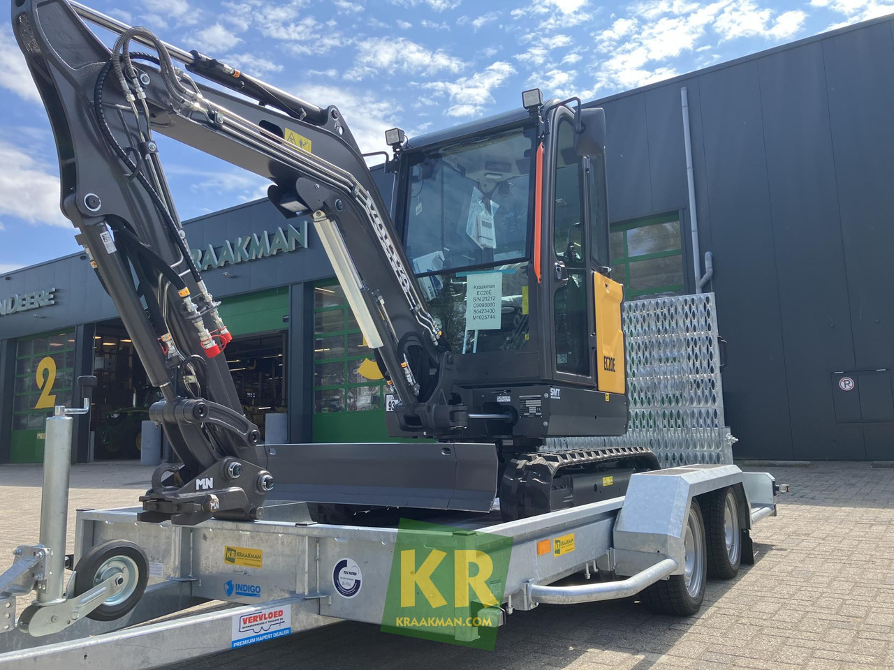 Hapert Overig - Celtniecības tehnikas piekabe: foto 1 Hapert Overig - Celtniecības tehnikas piekabe: foto 1