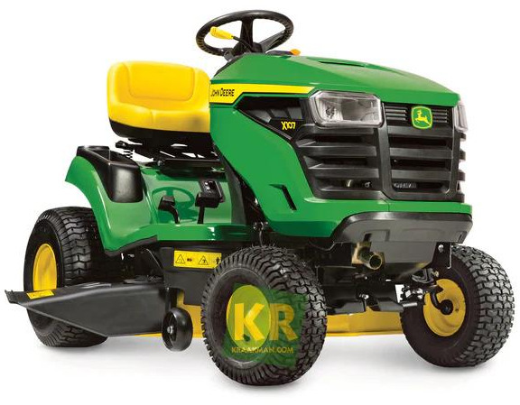 John Deere X107  - Zāles pļāvējs: foto 2 John Deere X107  - Zāles pļāvējs: foto 2