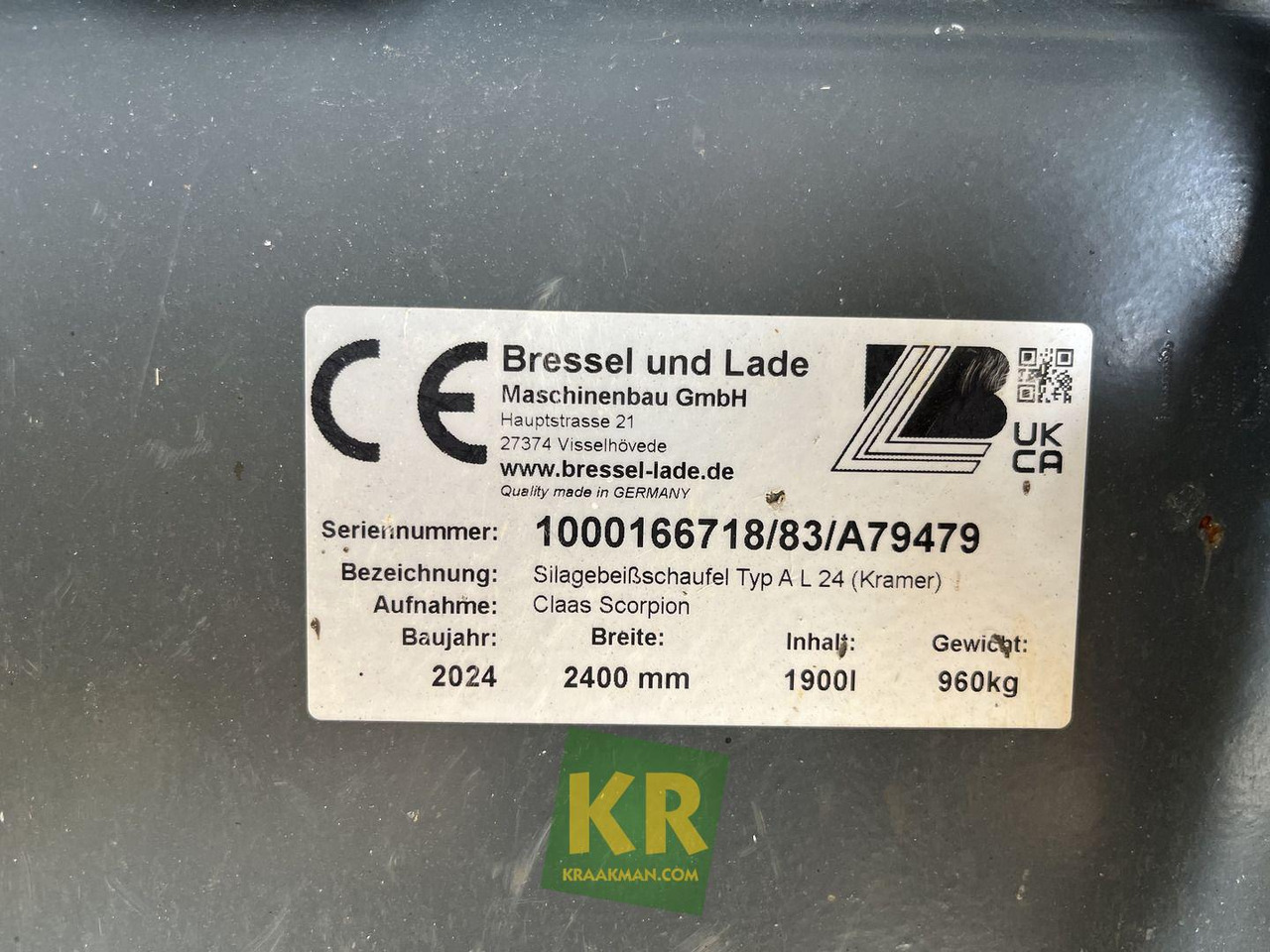 Kramer Voorzetstukken - Iekrāvēja kauss: foto 5 Kramer Voorzetstukken - Iekrāvēja kauss: foto 5