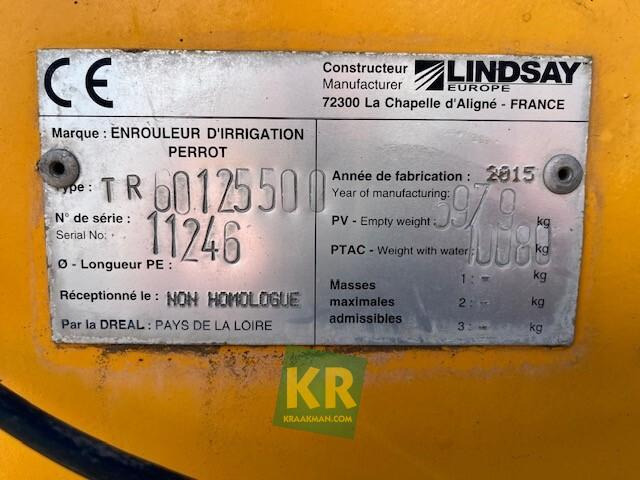 TR 125 haspel Perrot - Laistīšanas sistēma: foto 3 TR 125 haspel Perrot - Laistīšanas sistēma: foto 3