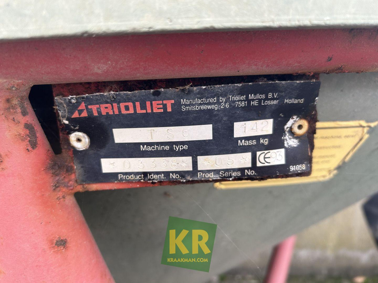Trioliet TS6 - Minerālmēslu izkliedētājs: foto 5 Trioliet TS6 - Minerālmēslu izkliedētājs: foto 5