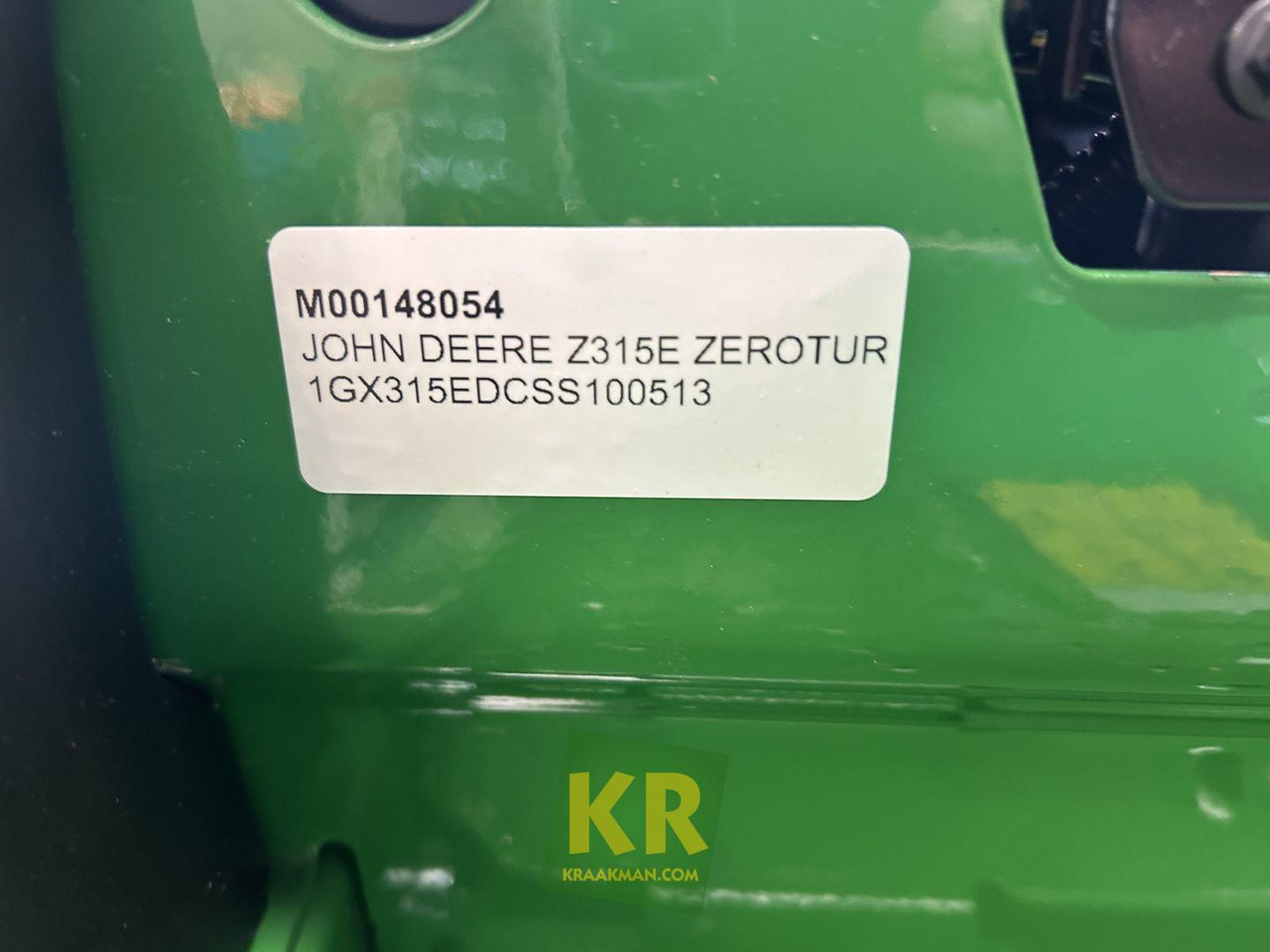 Jaunā Zāles pļāvējs Z315E Zeroturn maaier John Deere: foto 6