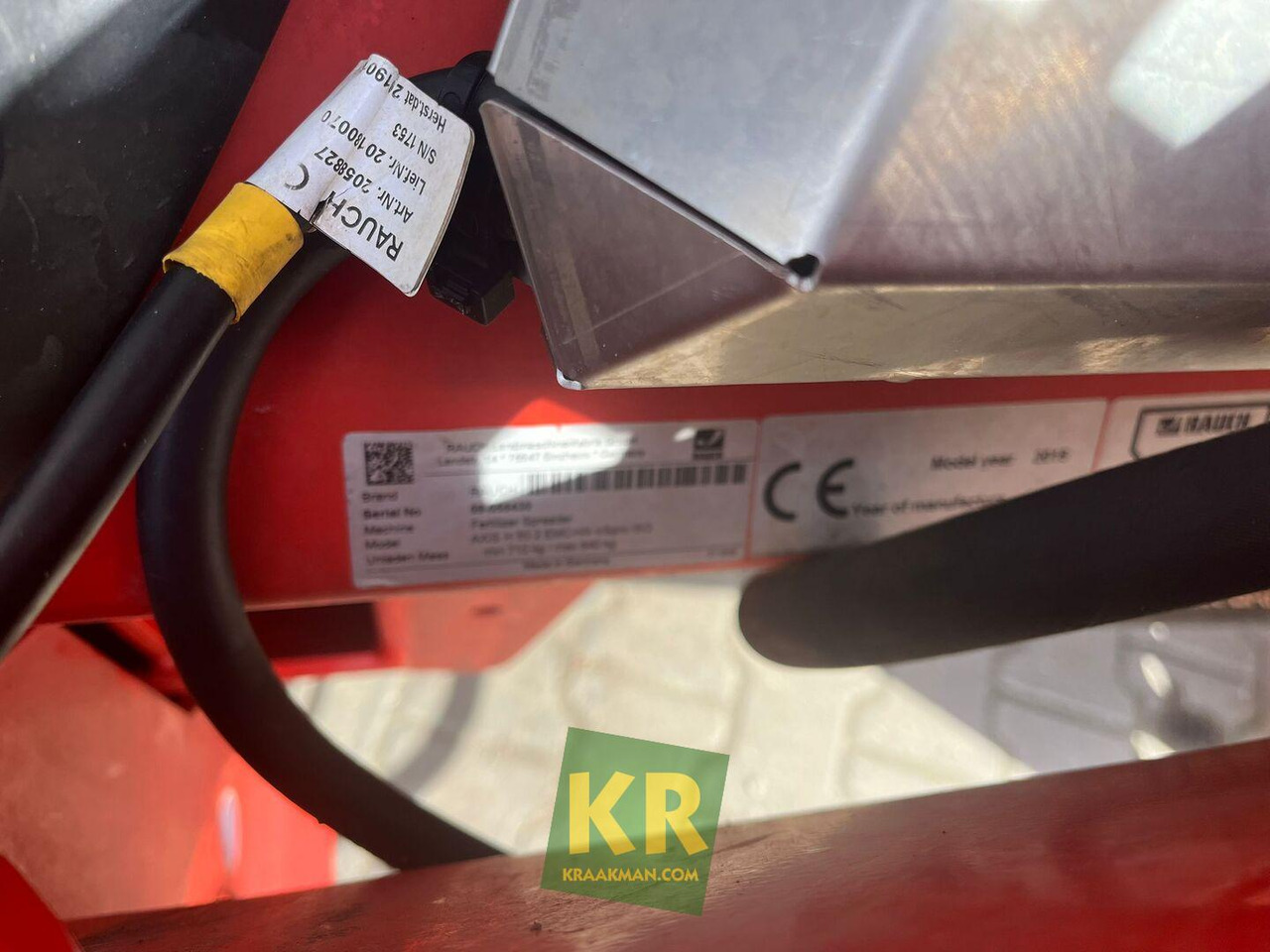 ZZ Conversie Rauch - Minerālmēslu izkliedētājs: foto 3 ZZ Conversie Rauch - Minerālmēslu izkliedētājs: foto 3