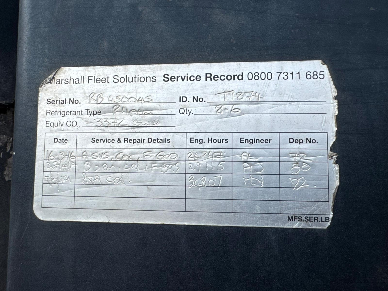 Puspiekabe refrižerators Gray and Adams 2005 Vector 1800 MT – MT-043: foto 11