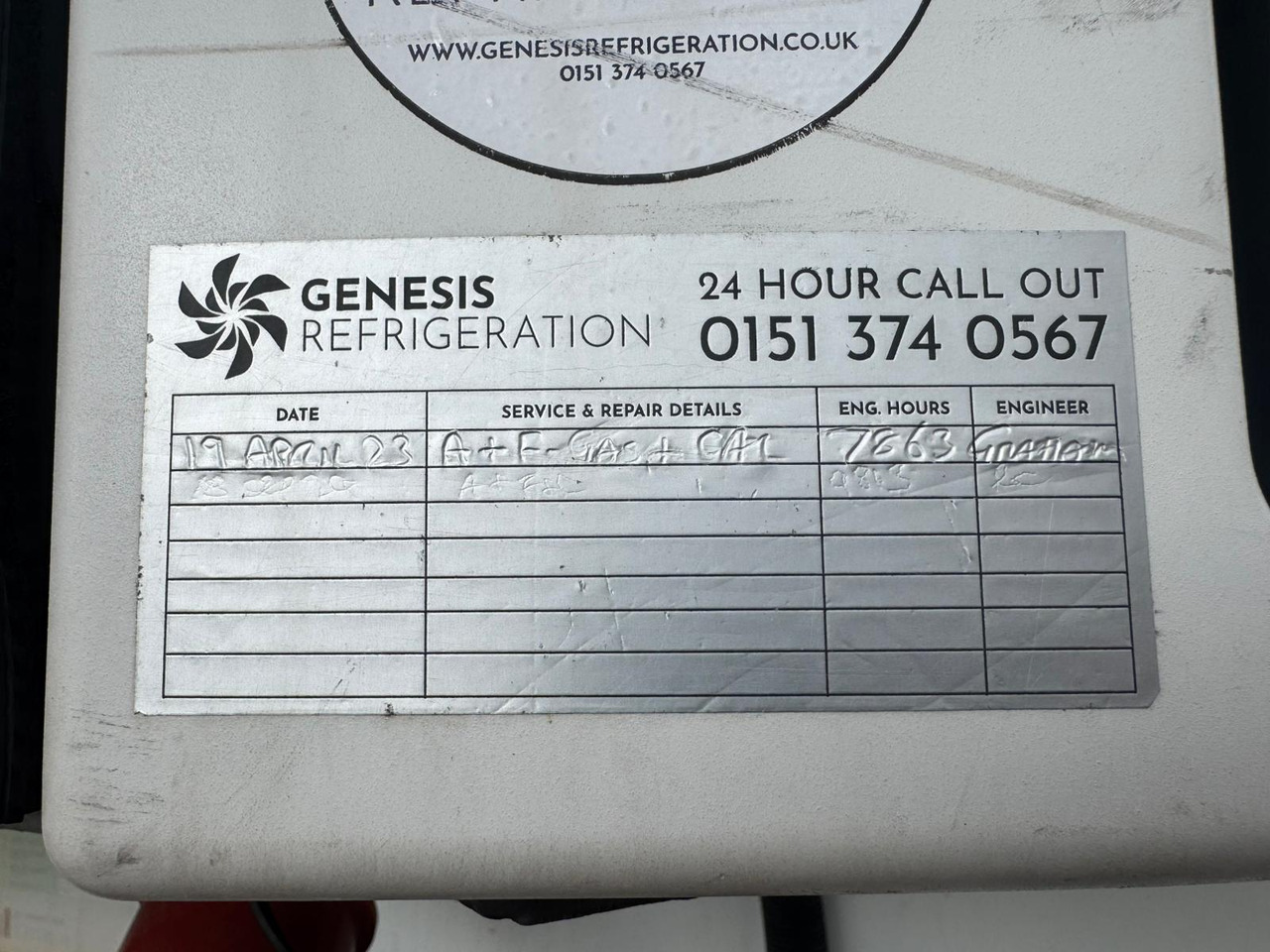 Puspiekabe refrižerators Gray and Adams 2015 Vector 1350 – MJG038: foto 13