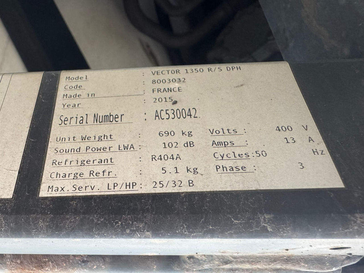 Puspiekabe refrižerators Gray and Adams 2015 Vector 1350 – MJG038: foto 12