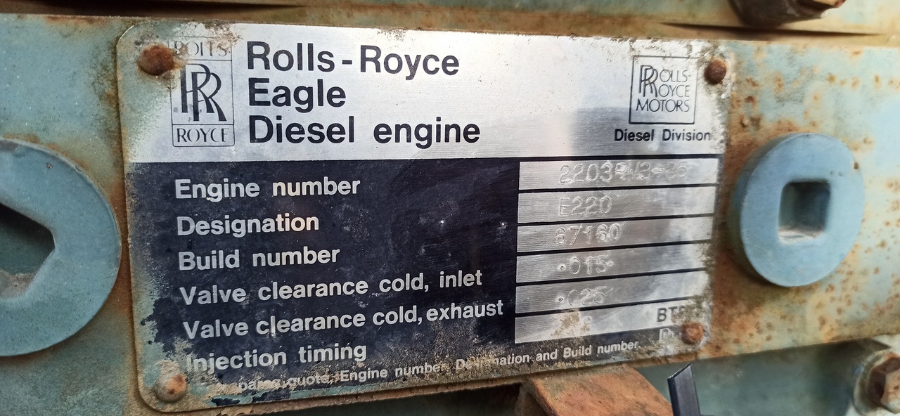 ROLLS ROYCE E220 E 220 - Dzinējs un rezerves daļas - Kravas automašīna: foto 2 ROLLS ROYCE E220 E 220 - Dzinējs un rezerves daļas - Kravas automašīna: foto 2