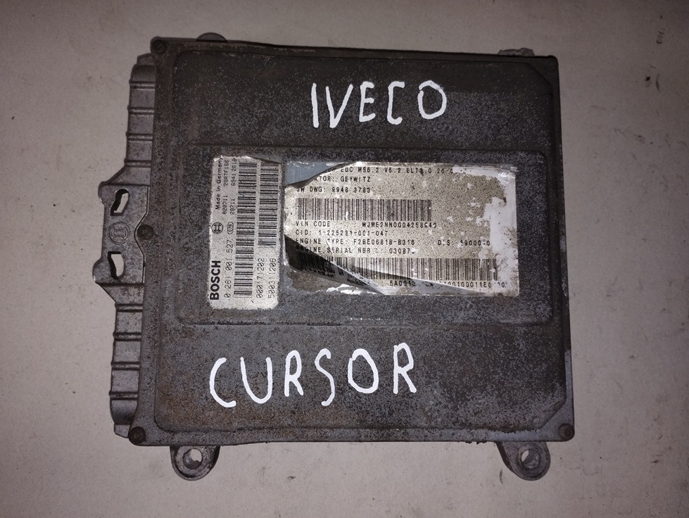 STEROWNIK SILNIKA IVECO CURSOR 0281001527 F3BE0681 D 500311206 - Elektroniskais vadības bloks (ECU): foto 1 STEROWNIK SILNIKA IVECO CURSOR 0281001527 F3BE0681 D 500311206 - Elektroniskais vadības bloks (ECU): foto 1