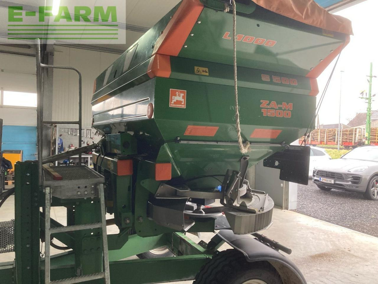 Amazone ZAM Profis 1500 - Minerālmēslu izkliedētājs: foto 1 Amazone ZAM Profis 1500 - Minerālmēslu izkliedētājs: foto 1