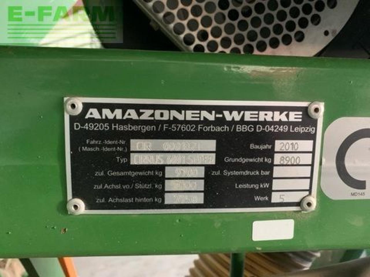 Amazone cirrus 6001 super - Sējmašīna: foto 3 Amazone cirrus 6001 super - Sējmašīna: foto 3