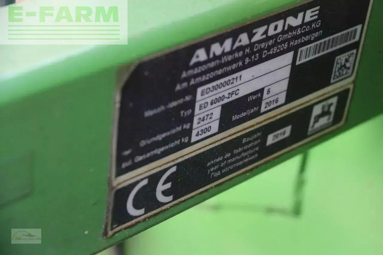 Precīzās izsējas sējmašīna Amazone ed 6000-2 fc: foto 6