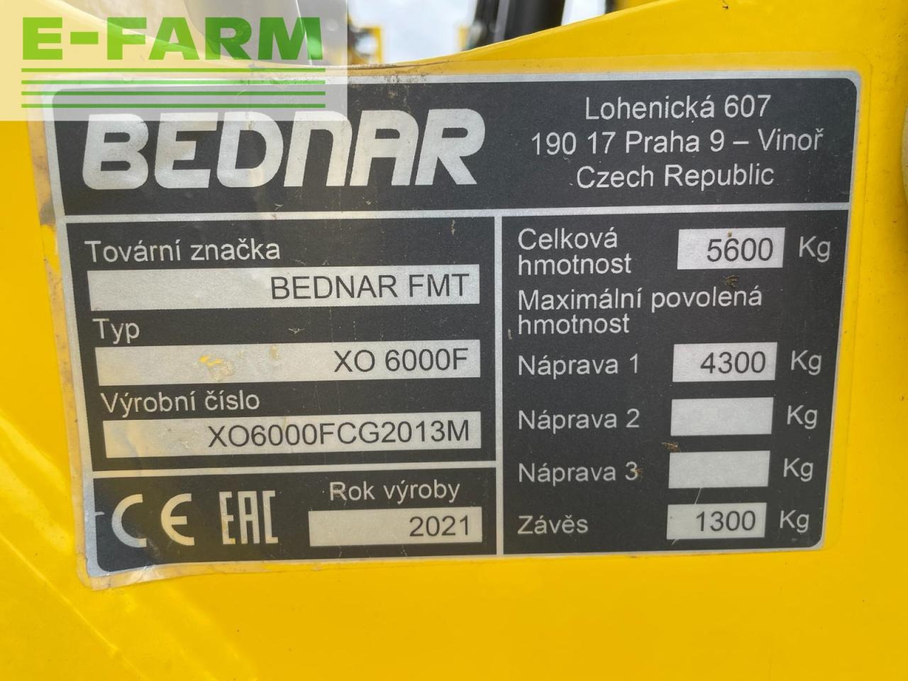 Disku ecēša Bednar Bednar XO6000F Svifter disc: foto 7