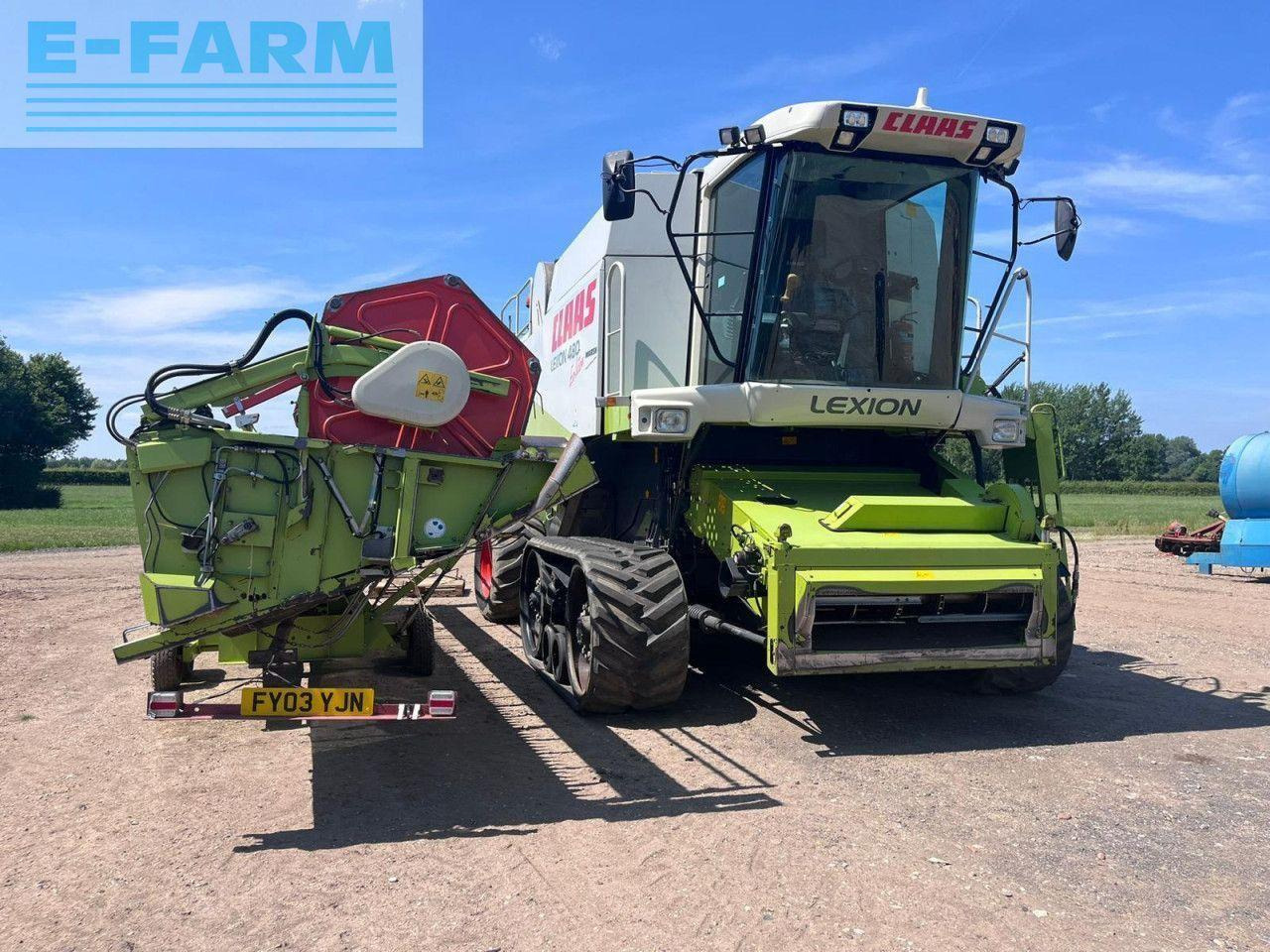 CLAAS LEXION 480 EVOLUTION TT - Labības kombains: foto 3 CLAAS LEXION 480 EVOLUTION TT - Labības kombains: foto 3
