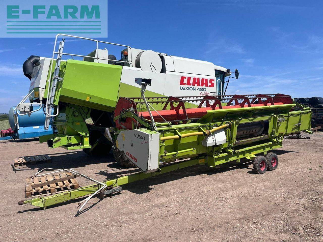 CLAAS LEXION 480 EVOLUTION TT - Labības kombains: foto 2 CLAAS LEXION 480 EVOLUTION TT - Labības kombains: foto 2