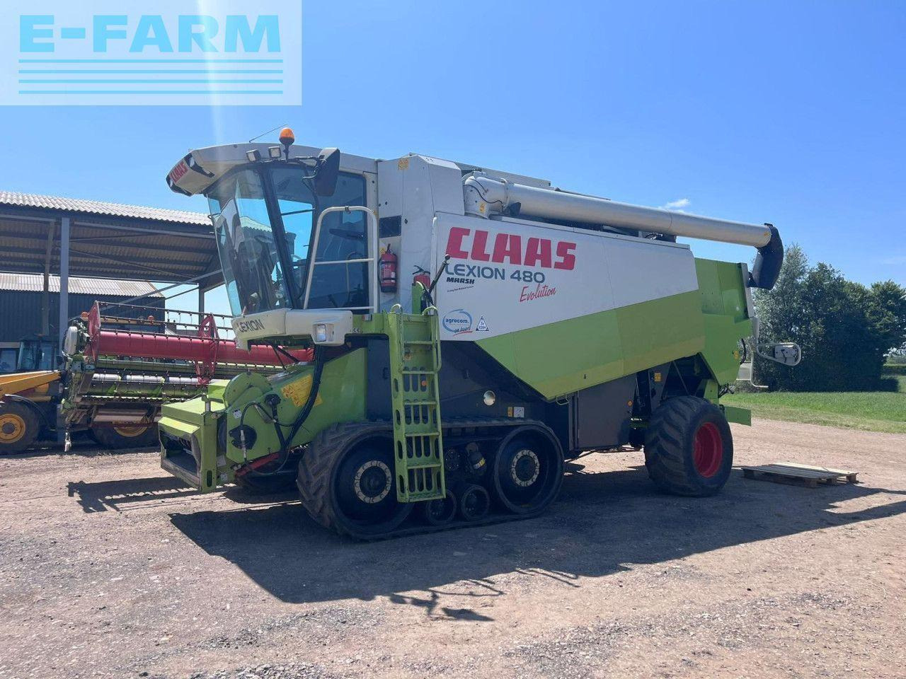 CLAAS LEXION 480 EVOLUTION TT - Labības kombains: foto 1 CLAAS LEXION 480 EVOLUTION TT - Labības kombains: foto 1