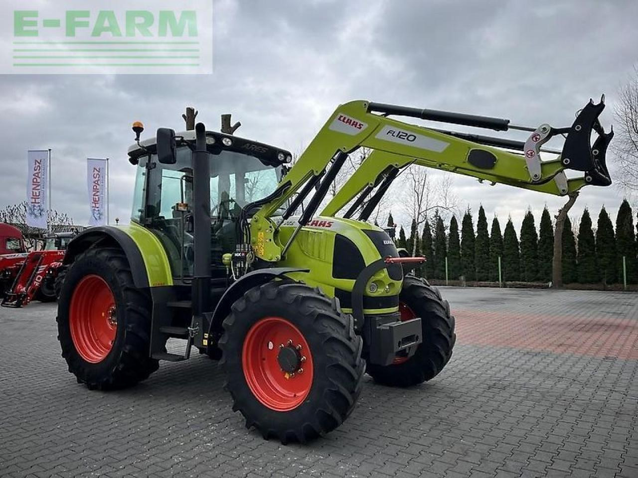 CLAAS ares 617 atz + claas fl120 ATZ - Traktors: foto 4 CLAAS ares 617 atz + claas fl120 ATZ - Traktors: foto 4