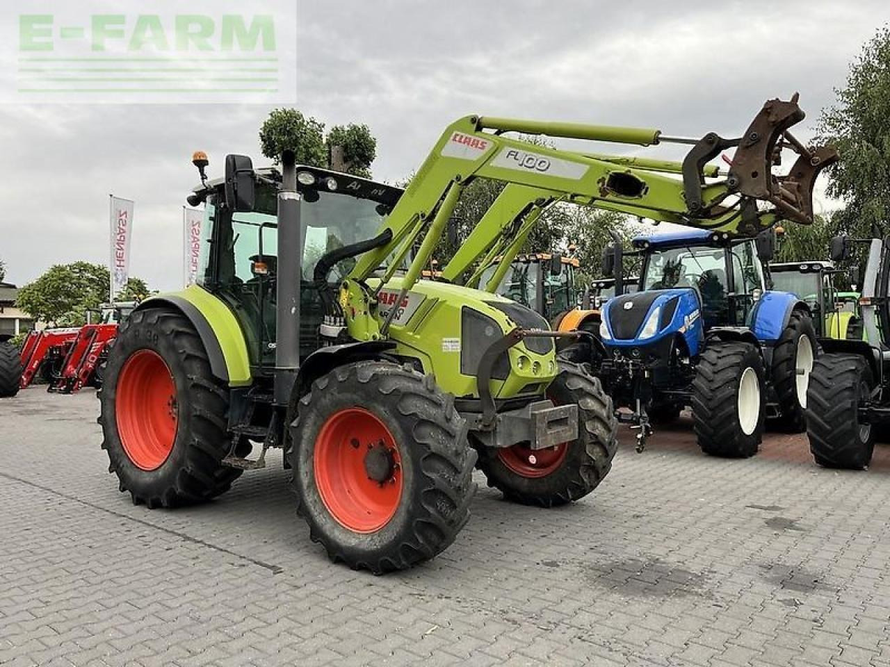 CLAAS arion 420 cis + claas fl100 - Traktors: foto 4 CLAAS arion 420 cis + claas fl100 - Traktors: foto 4