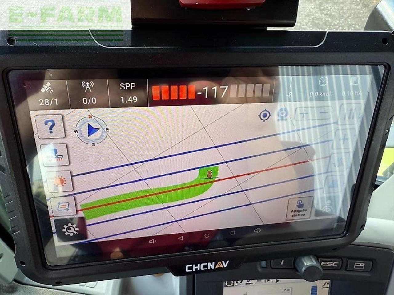 Traktors CLAAS axion 840 cebis cmatic mit rtk und kamera CMATIC CEBIS: foto 22