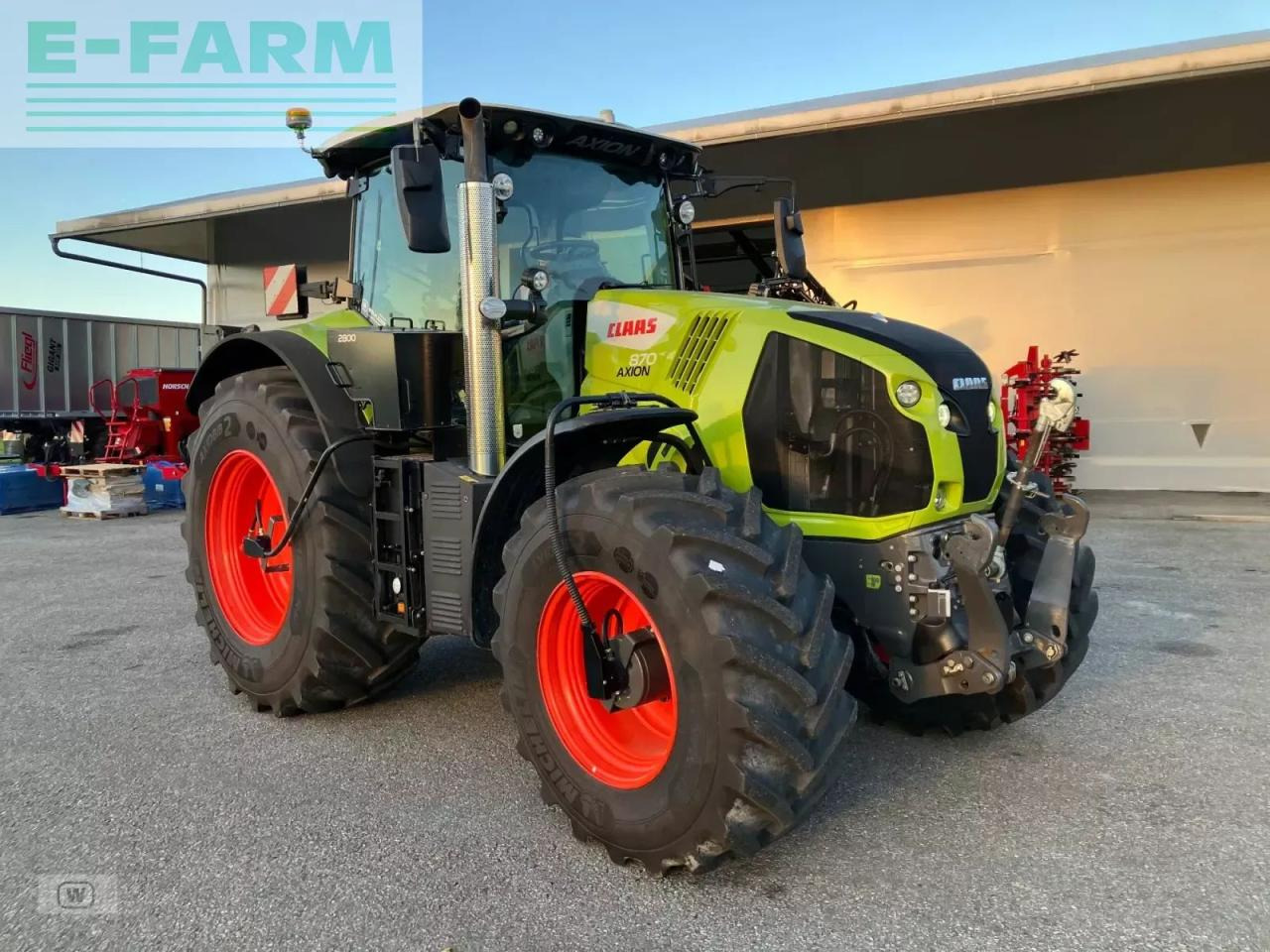 CLAAS axion 870 cmatic cebis CMATIC CEBIS - Traktors: foto 1 CLAAS axion 870 cmatic cebis CMATIC CEBIS - Traktors: foto 1