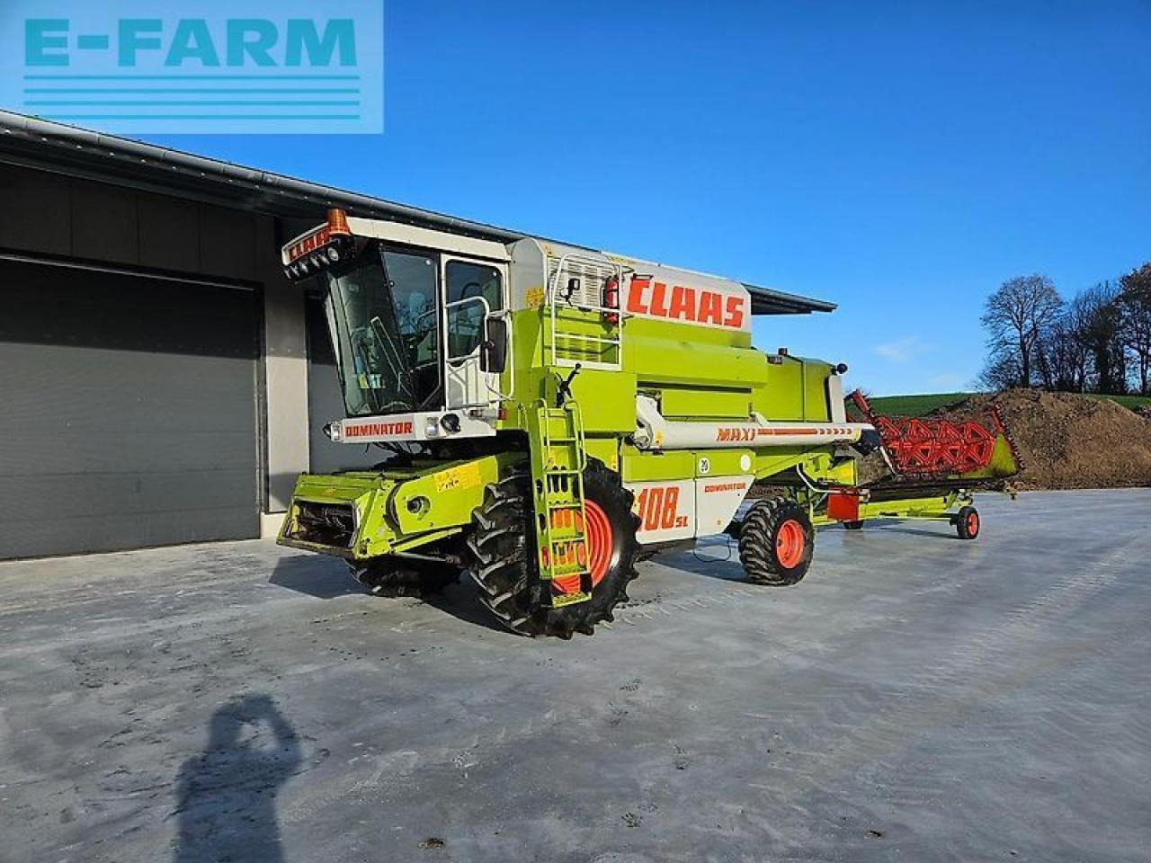 CLAAS dominator 108 sl maxi "gepflegte maschine" - Labības kombains: foto 1 CLAAS dominator 108 sl maxi "gepflegte maschine" - Labības kombains: foto 1
