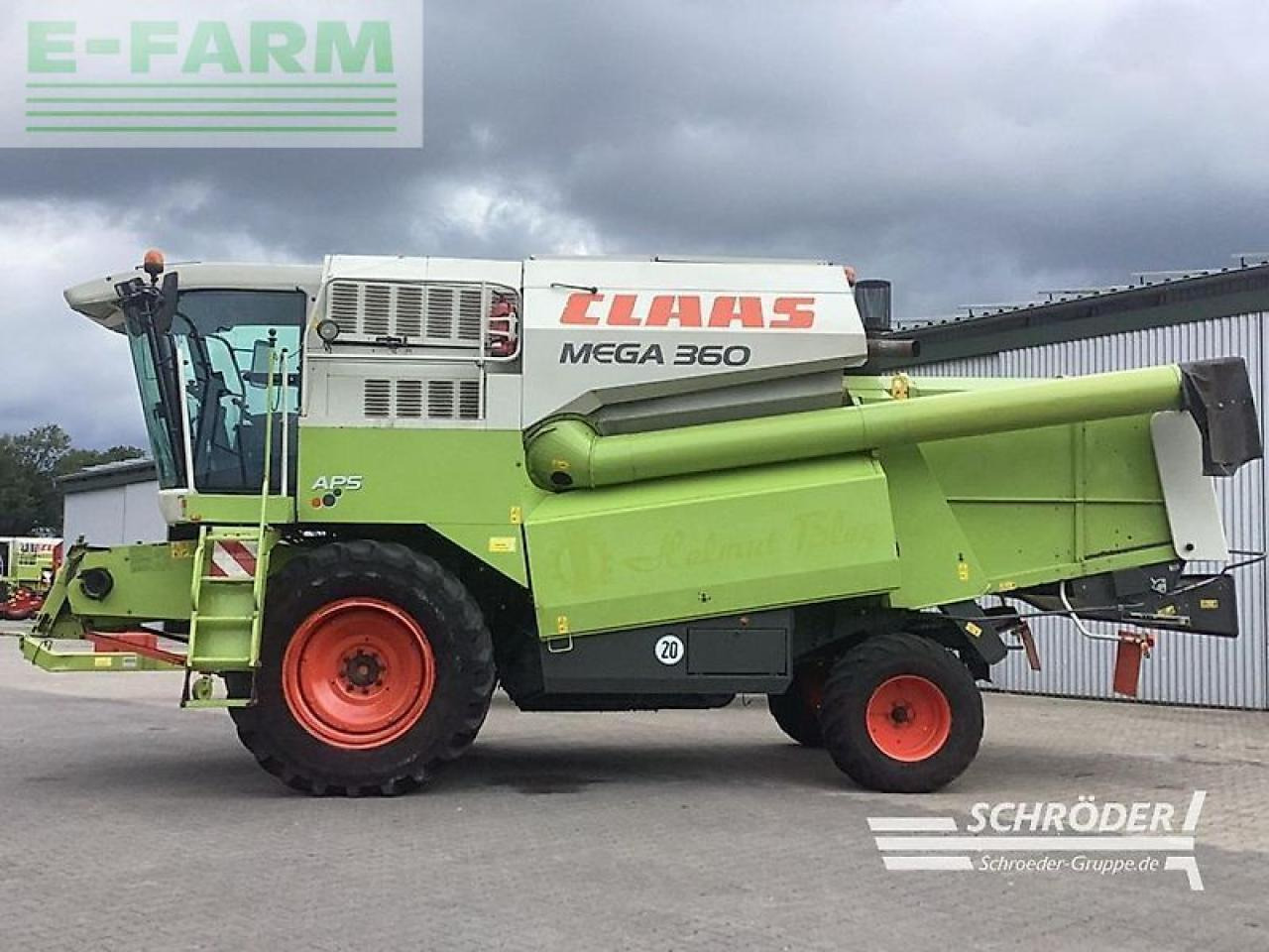 CLAAS dominator 360 mega + c 600 schneidwerk - Labības kombains: foto 2 CLAAS dominator 360 mega + c 600 schneidwerk - Labības kombains: foto 2