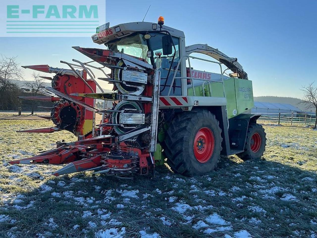 CLAAS jaguar 870 speedstar + kemper 360 plus + pick-up top! - Lopbarības kombains: foto 2 CLAAS jaguar 870 speedstar + kemper 360 plus + pick-up top! - Lopbarības kombains: foto 2
