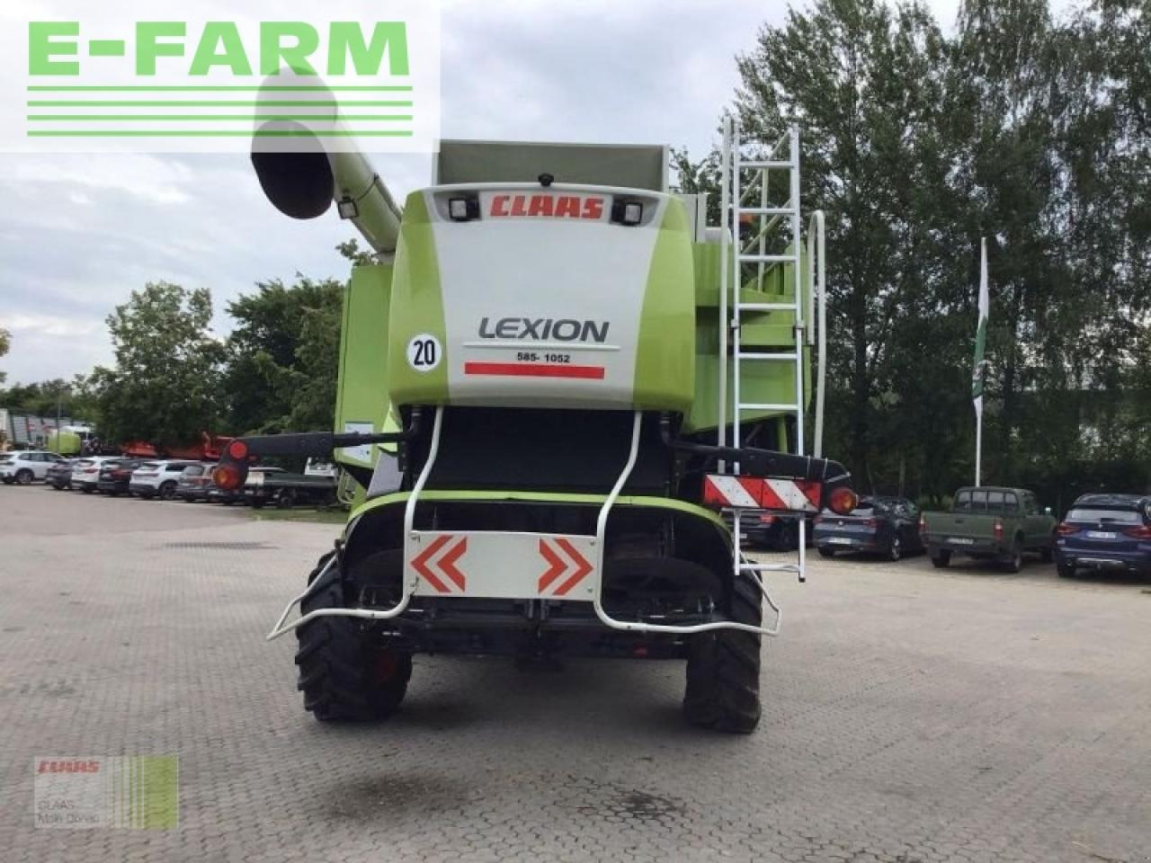 CLAAS lexion 570tt mit v750+tw - Labības kombains: foto 4 CLAAS lexion 570tt mit v750+tw - Labības kombains: foto 4