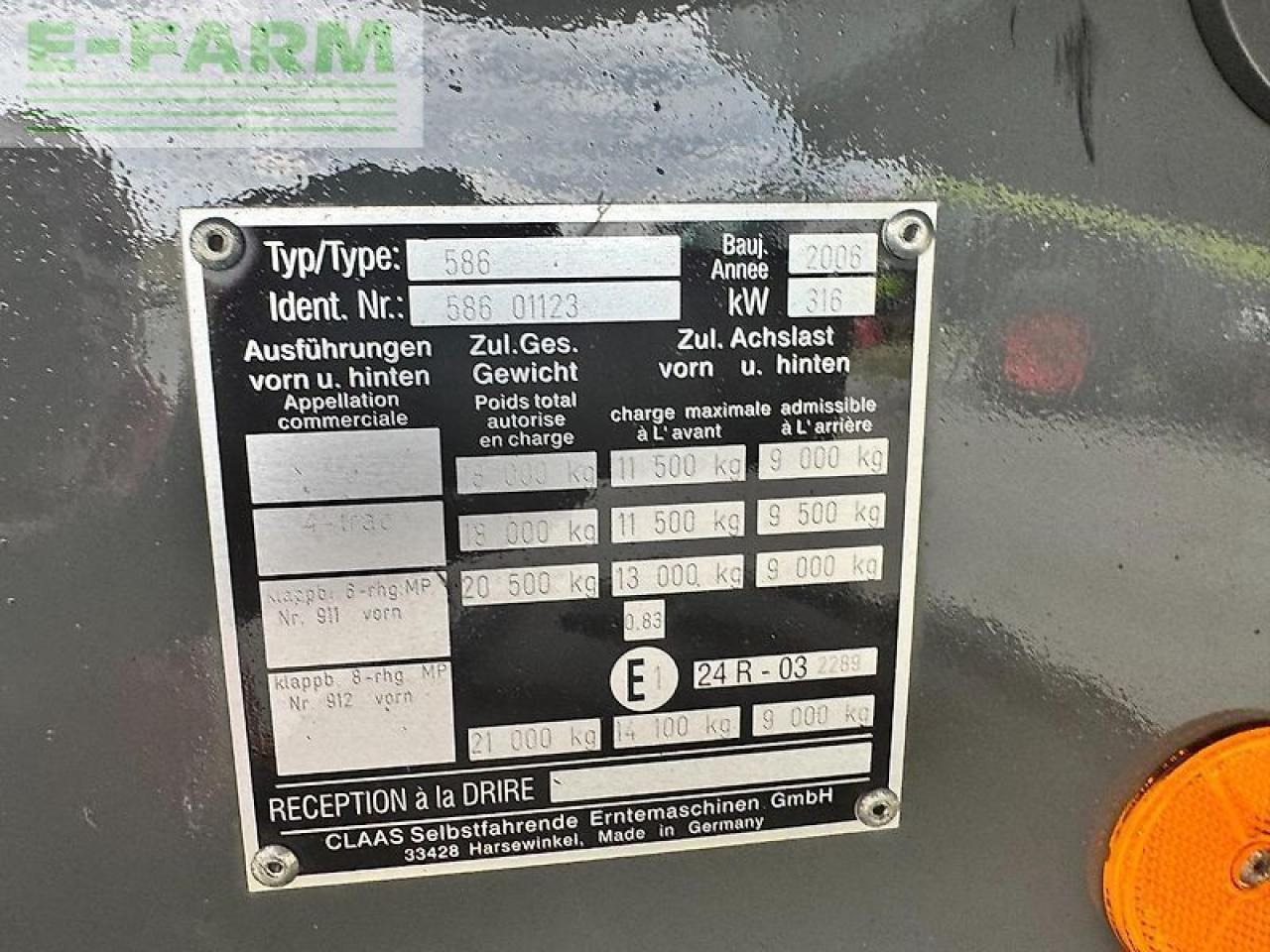 Labības kombains CLAAS lexion 580: foto 9