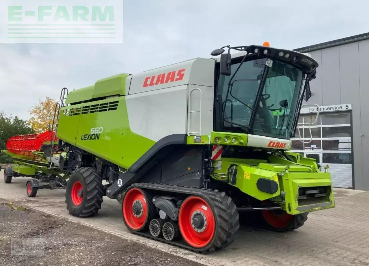 CLAAS lexion 660 tt mit vario 930 - Labības kombains: foto 1 CLAAS lexion 660 tt mit vario 930 - Labības kombains: foto 1