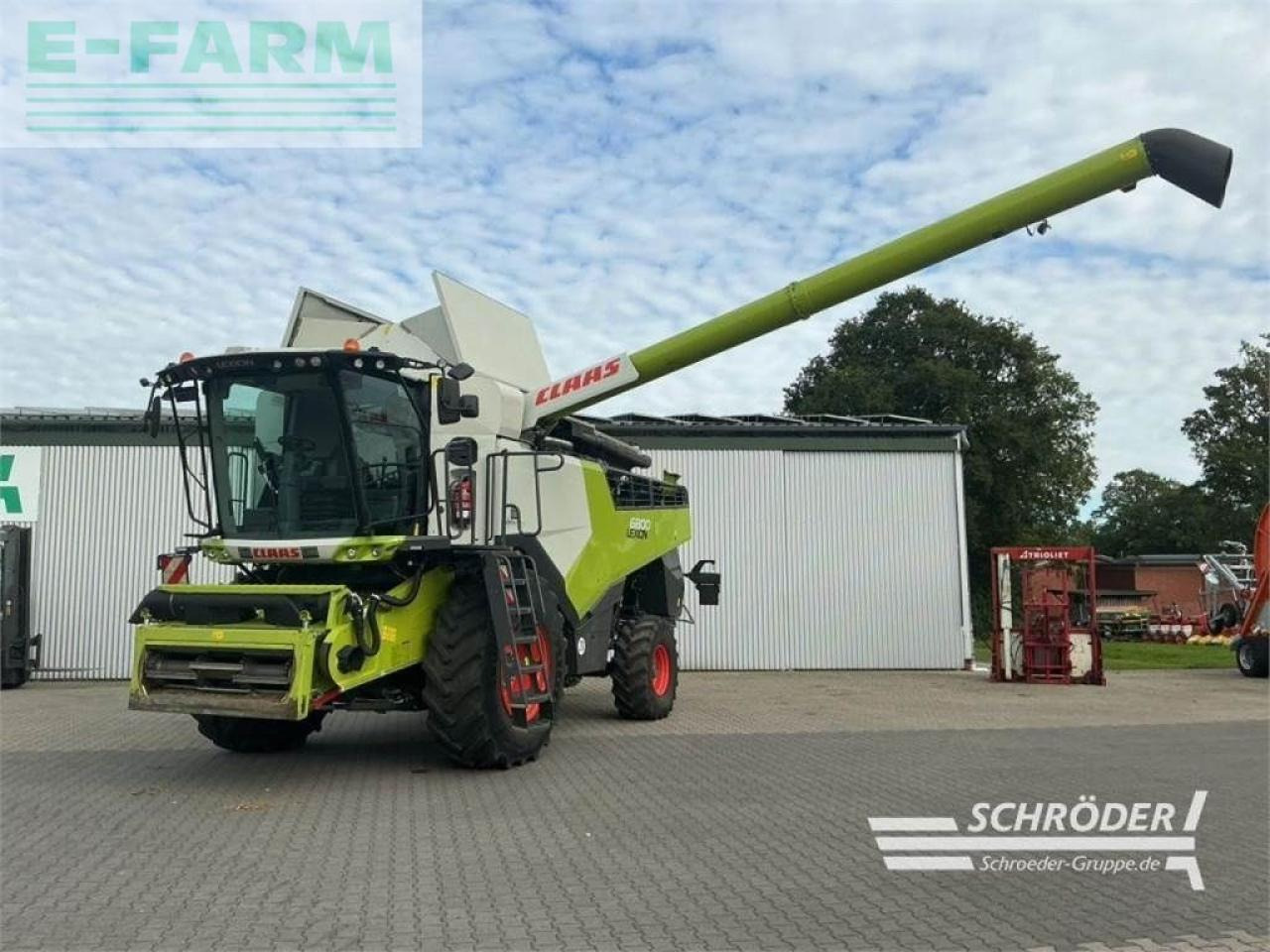 CLAAS lexion 6800 + vario 1080 (inkl. raps) - Labības kombains: foto 1 CLAAS lexion 6800 + vario 1080 (inkl. raps) - Labības kombains: foto 1