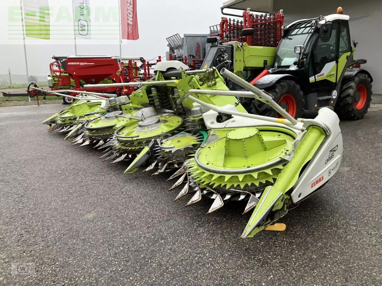 CLAAS orbis 750 ac - Kukurūzas heders: foto 1 CLAAS orbis 750 ac - Kukurūzas heders: foto 1