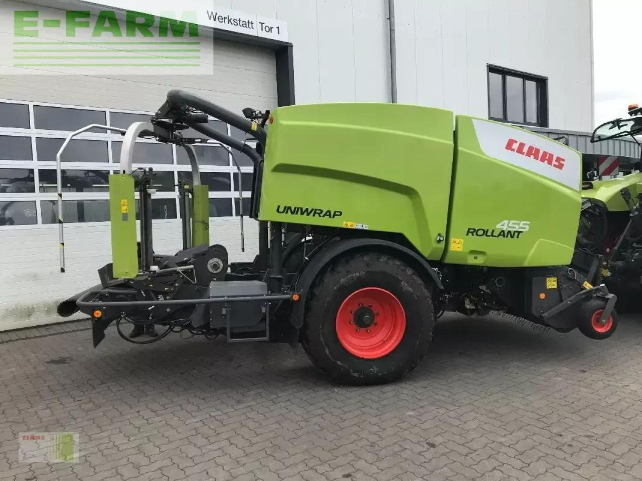 CLAAS rollant uniwrap 455(roto cut 25 messer) - Kīpu prese: foto 1 CLAAS rollant uniwrap 455(roto cut 25 messer) - Kīpu prese: foto 1