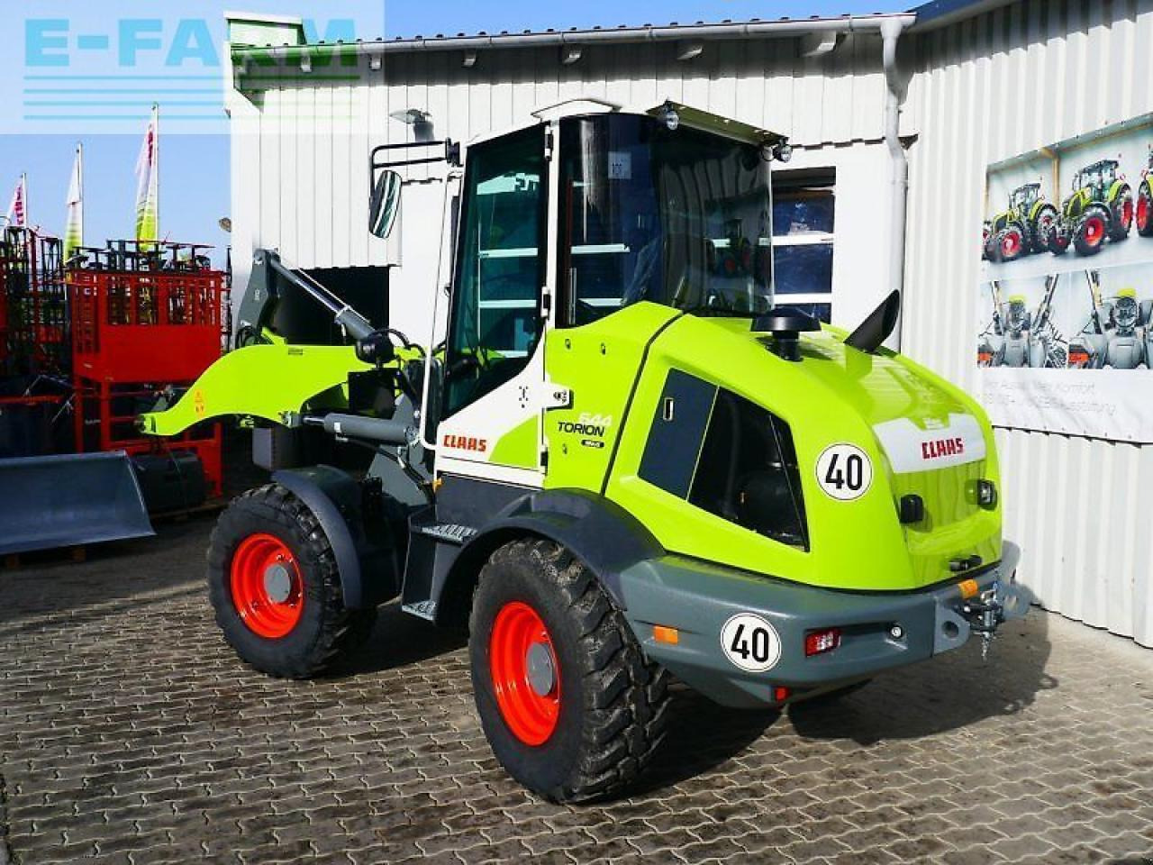 Mini-ekskavators CLAAS torion 644 sinus - eingesetzte vorführmaschine: foto 7