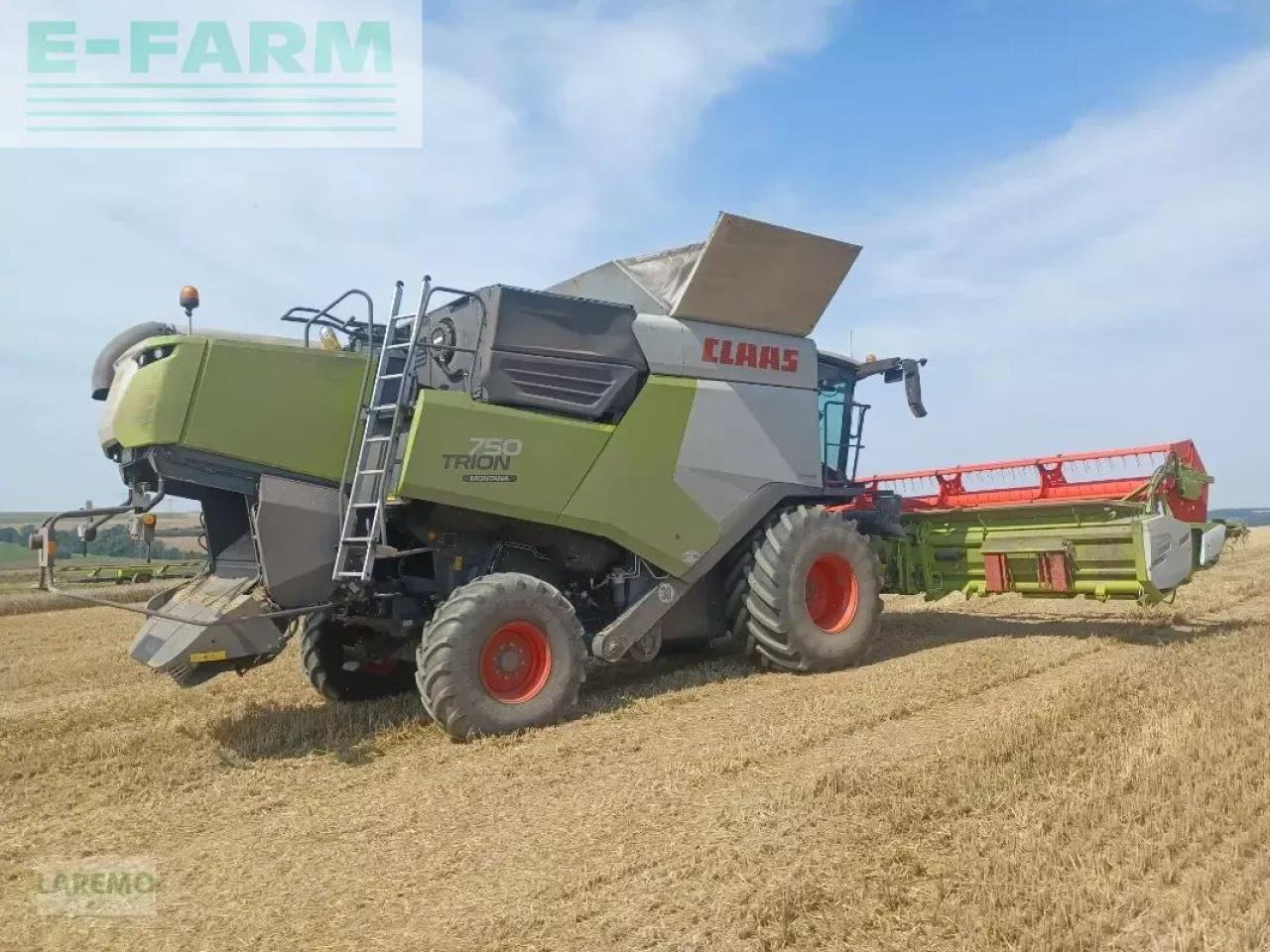 CLAAS trion 750 montana + v 770 - Labības kombains: foto 3 CLAAS trion 750 montana + v 770 - Labības kombains: foto 3